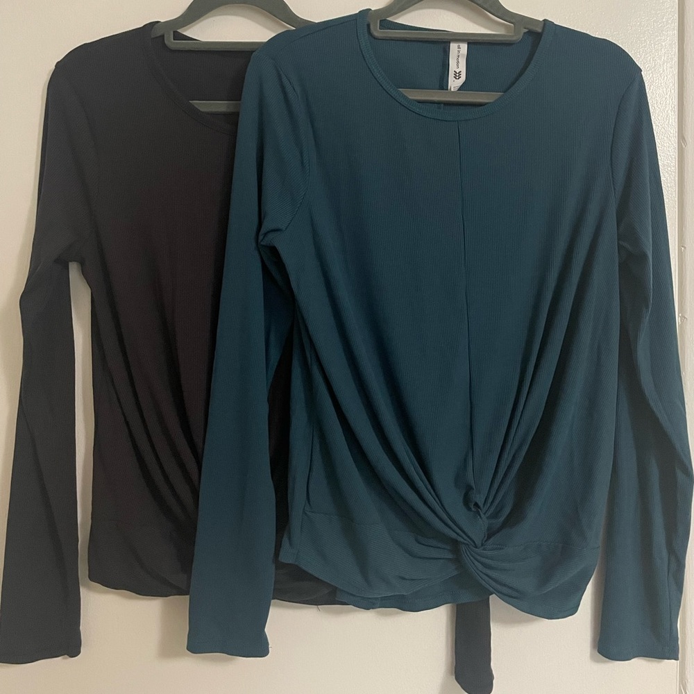 Long Sleeve Workout Tops